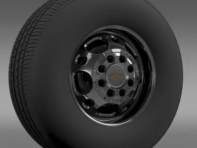 Chevrolet Silverado 2500HD 2wd crew 2008 3D model