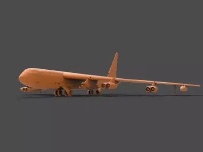 B - 52 bomber bomber 3D print model