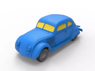 Chrysler Imperial 1934 Classic Car 3D print model
