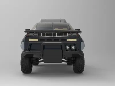 Truck from the movie Tango and Cash 3D model