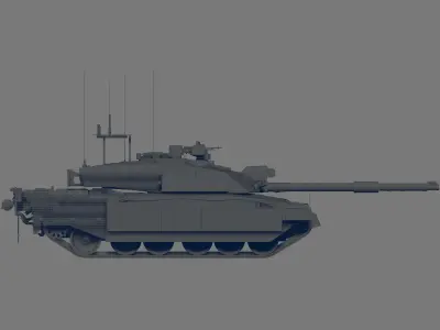 Challanger 2 TES 3D model