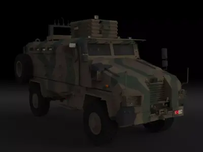 BMC - Kirpi Mrap Low-poly 3D model