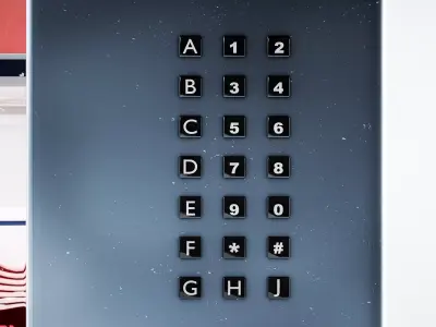 Sci-Fi Vending Machine Free low-poly 3D model