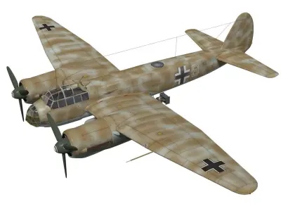 Junkers Ju 88 A-17 3D model