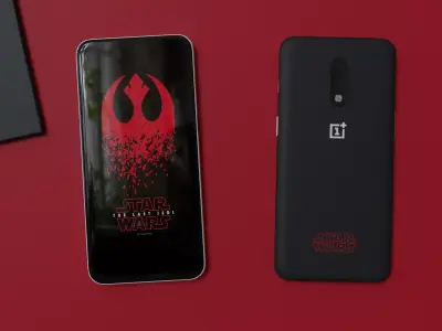OnePlus 7 Star Wars Special Edition Black Red White 3D model