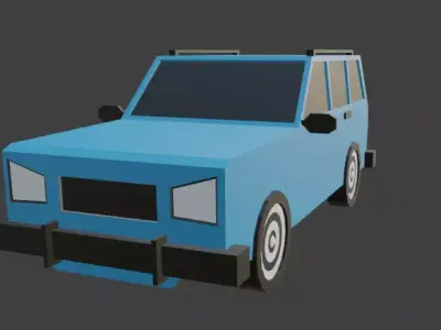 Jeep Suv Concept Free low-poly 3D model