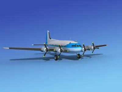 Boeing B307 Stratoliner Corporate 1 3D model