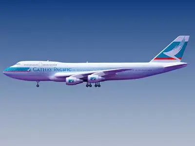 Cathay Pacific Boeing 3D model