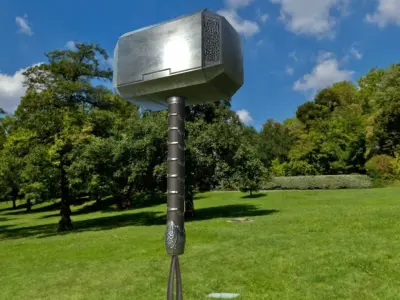 MJOLNIR hammer Free low-poly 3D model