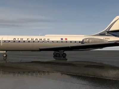 Sud Aviation SE-210 Caravelle III 3D model
