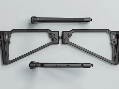 TS-8RP - Triangle Stock 8in - Replica Low-poly 3D model