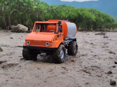 Baby Bog 406 Front Cab - 1-18 TRX4M RC body 3D print model