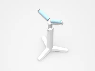 Industrial Part Tool With Two Handles 3D model