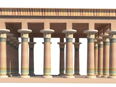 Ancient Egyptian Building 3D model