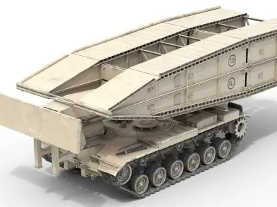 5 Military Vehicles Collection v37 Low-poly 3D model