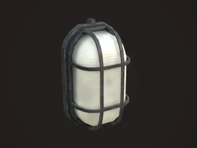Commercial Light Fixtures Low-poly 3D model
