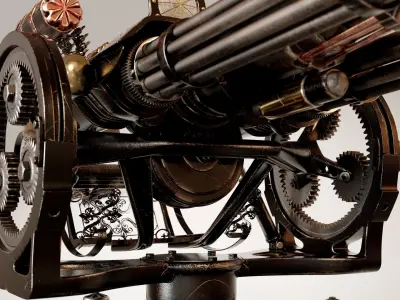 TKs Redeemer Steam Gun 3D model