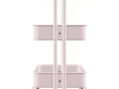 IKEA RASKOG Pink utility trolley Free 3D model