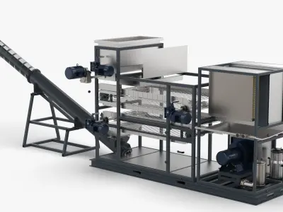 Heat Pump Sludge Drying Machine 3D model