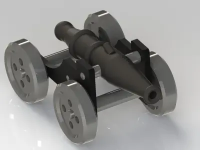 Canho Cannon Free 3D model