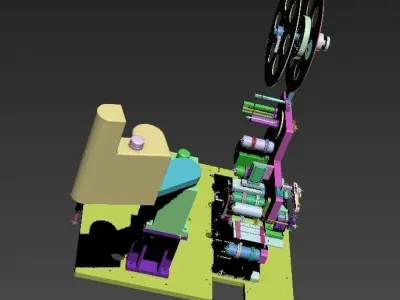 Labelling machine 3D model