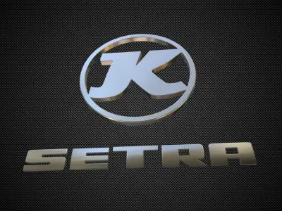setra logo 3D model