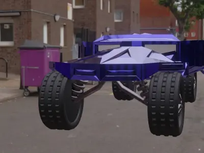 Mud Racer Sports Car Off-Road Free 3D model