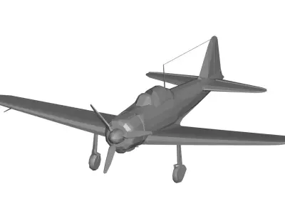 Mitsubishi A6M5 3D model