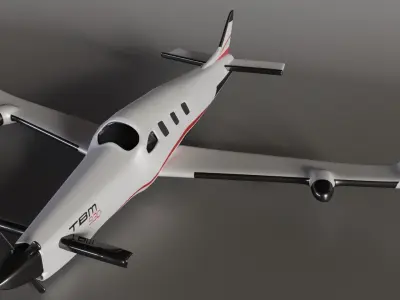 3D Model of a plane 3D model