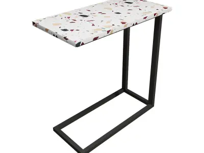 Terrazzo x Carrie Side Table Free low-poly 3D model