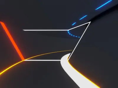 Neon Tunnel 3D model