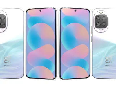 Huawei Nova 16z All Colors 3D model