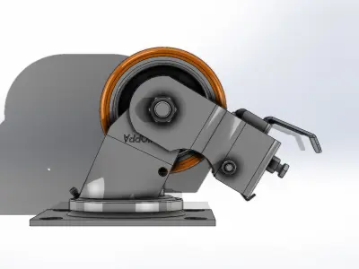 Rodizio Schioppa GM 42 PE FP Wheel 3D model