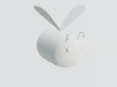 Animated 3D Bee Model Free 3D model