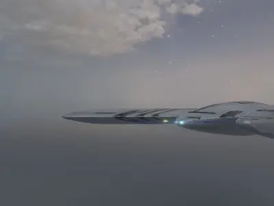 Raider Spaceship 3D model