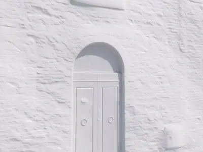 3D Scanned Italian Facade 008 3D model