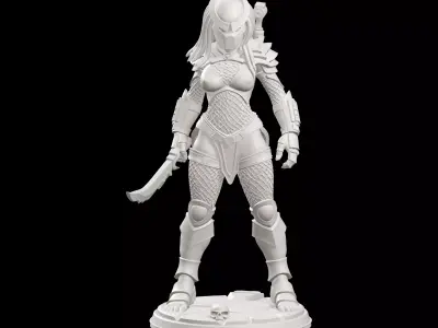 Machiko Noguchi Alien vs Predator Miniature 3D print model