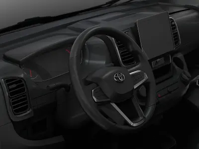 Toyota ProAce Electric Max Van L4H2 HQ Interior 2025 3D model