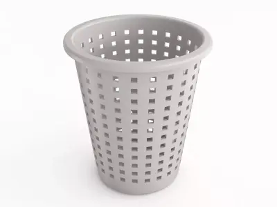 Trash can 02 3D model