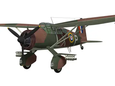 Westland Lysander MkII 3D model