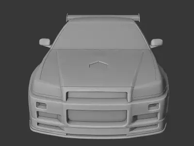 Nissan Skyline GTR Printable Model 3D print model