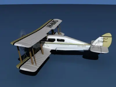 Airco DH-4 Outback Air Trans 3D model