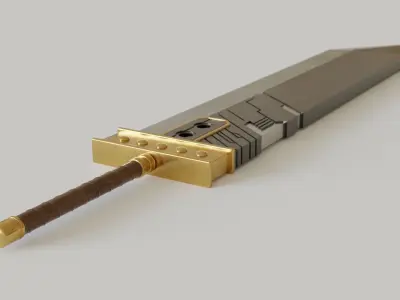 Final Fantasy Buster Sword 3D model