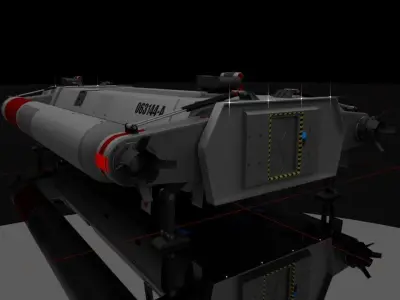 Heavy Interplanetary Escort Shuttle 3D model