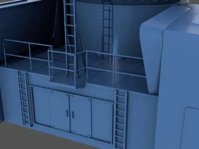 Nendo Shiki bow barbette - Commercial license - 1-100 scale 3D print model