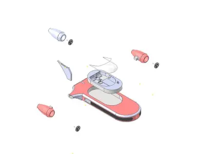 Starwars X34 landspeeder scale 1 in 87 3D print model