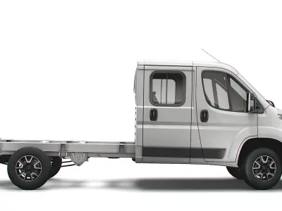 Opel Movano Chassis Truck Crew Cab 4035 WB 2022 3D model