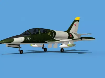 Aero Vodochody L-39C Albatross Russia 3 3D model