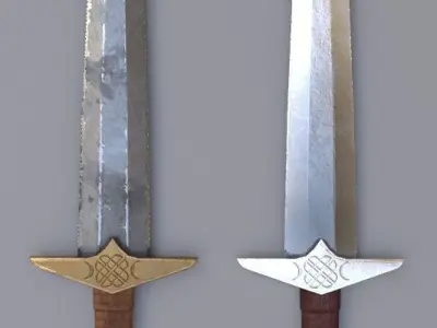 Medieval Fantasy Swords Low-poly 3D model