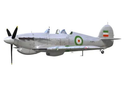Hawker Hurricane Trainer MK2c 3D model